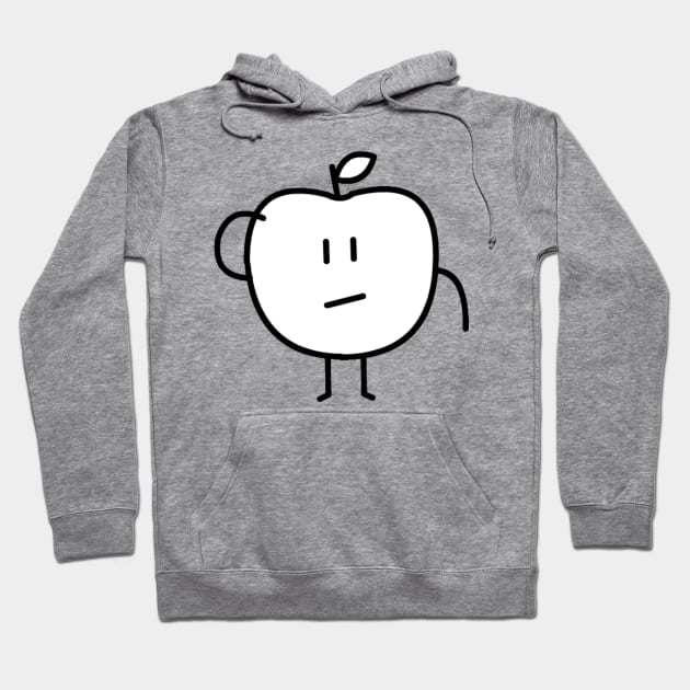 Apple Thinking Hoodie by FoodFables